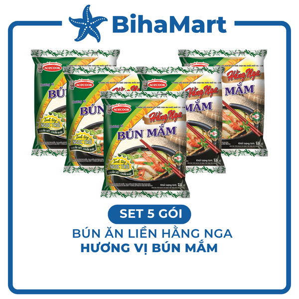 - acecook - instant rice vermicelli fermented fish noodle soup flavour