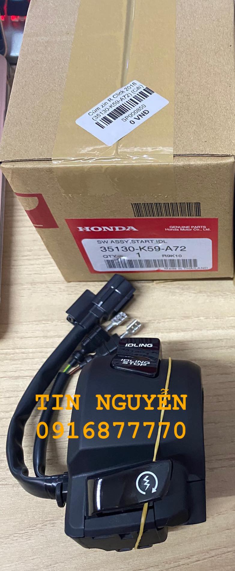 [HCM]Cùm công tắc zin cho Vario - Click 2018 đến nay hàng chính hãng Honda