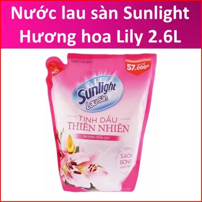 Nước lau sàn Sunlight Hương Hoa Lily 2.6L