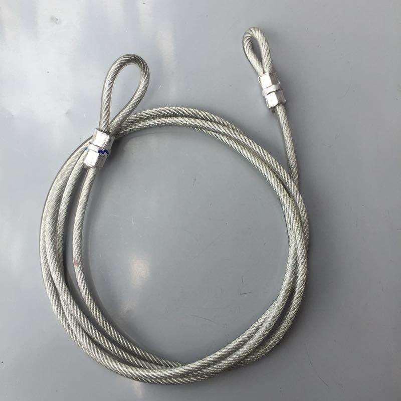 Dây cáp khoá xe bọc nhựa phi 8 dài 5m