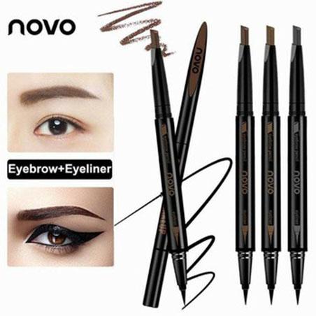 Chì kẻ NoVo 2in1 Makeup Seduce (1 đầu kẻ mày + 1 đầu kẻ mắt)