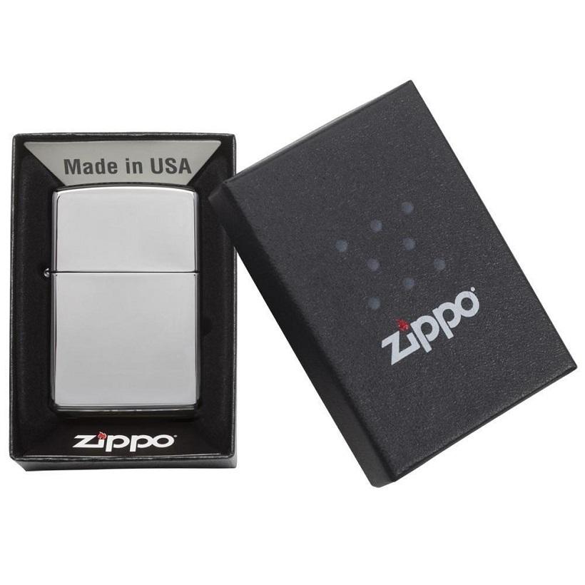 Zippo Lighter 250 – Zippo High Polished Chrome