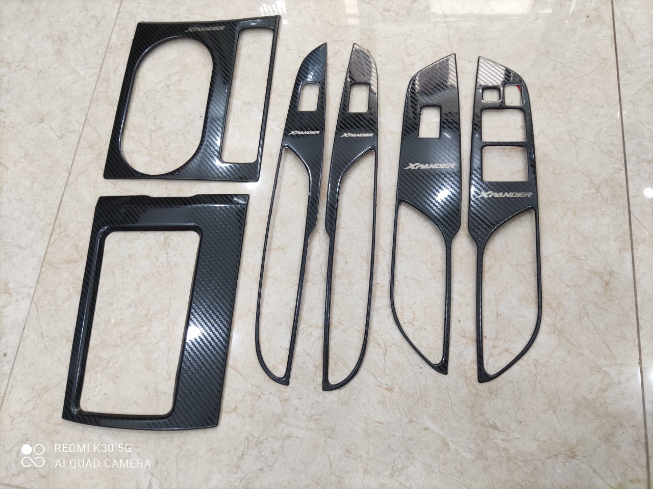 Ốp Nội Thất Xe Mitsu Xpander 2018 2019 2020 2021 2022 Có Sẵn Keo Dính Dễ Dàng Lắp Đặt Tại Nhà, Phụ Kiện Trang Trí Xe Sang Trọng Hơn