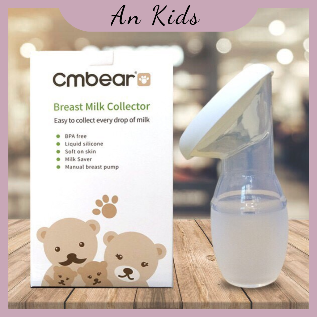 Cốc hứng sữa cmbear phễu hứng sữa cho mẹ Ankids