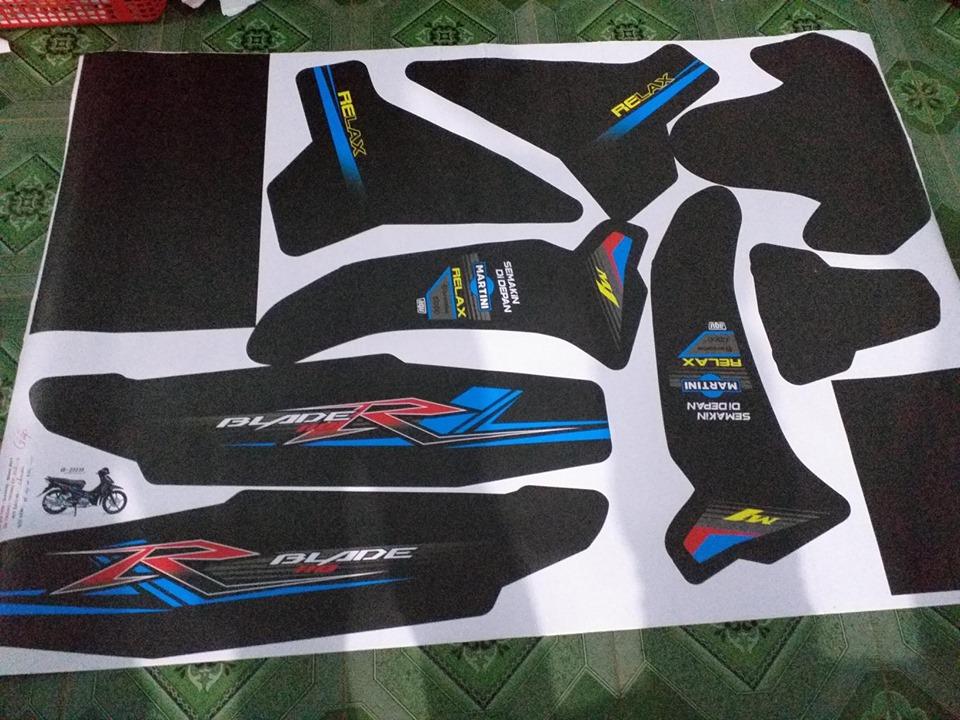 tem trùm honda blade đặt in