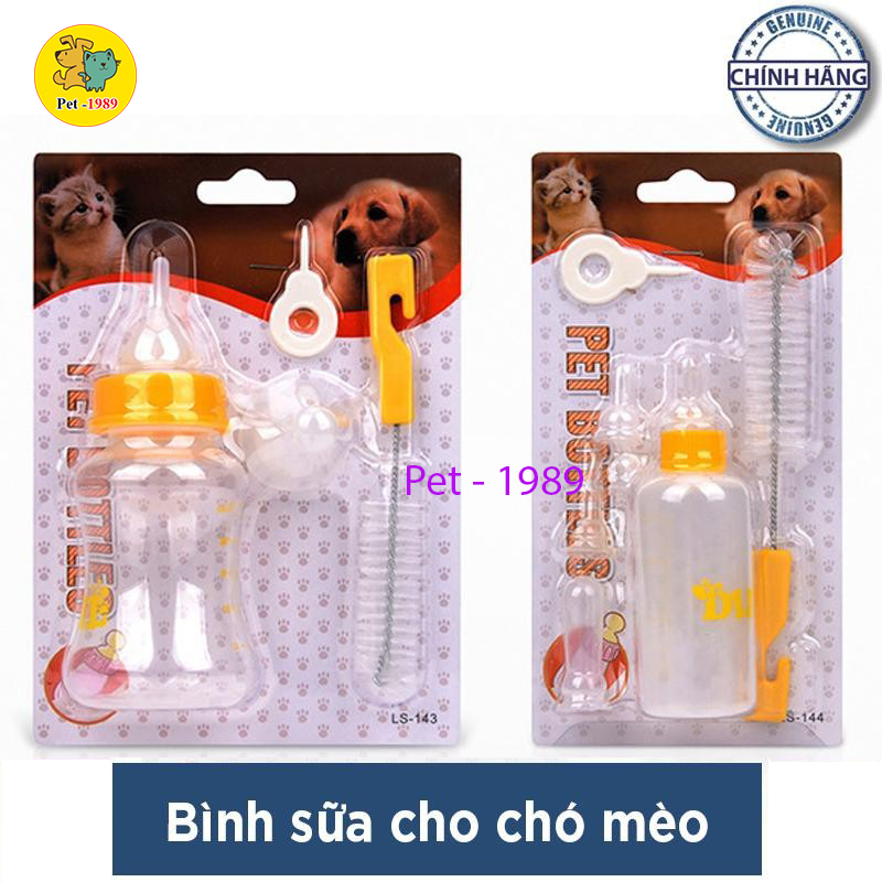 Bình Ti Bình Sữa Chó Mèo Sơ Sinh 150ml Pet-1989