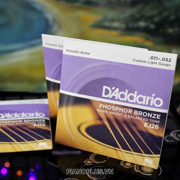 DÂY GUITAR ACOUSTIC D'ADDARIO EJ26