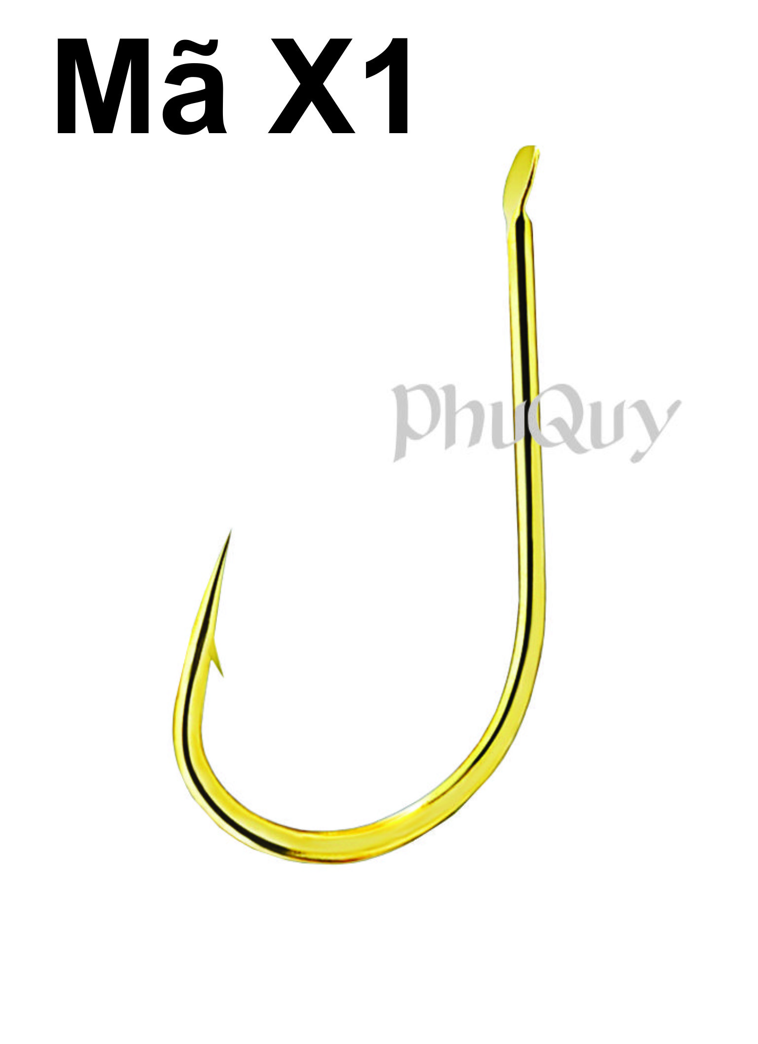 Hộp 100 Lưỡi Câu Thép Mạ Vàng ( Mã X )