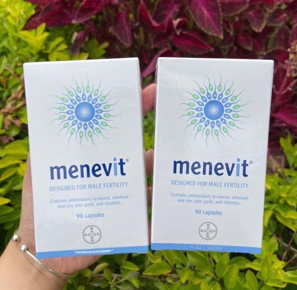 Menevit - Hỗ trợ sinh sản cho nam giới Menevit chính hãng Bayer Úc 90 viên - [ÚC] cao cấp
