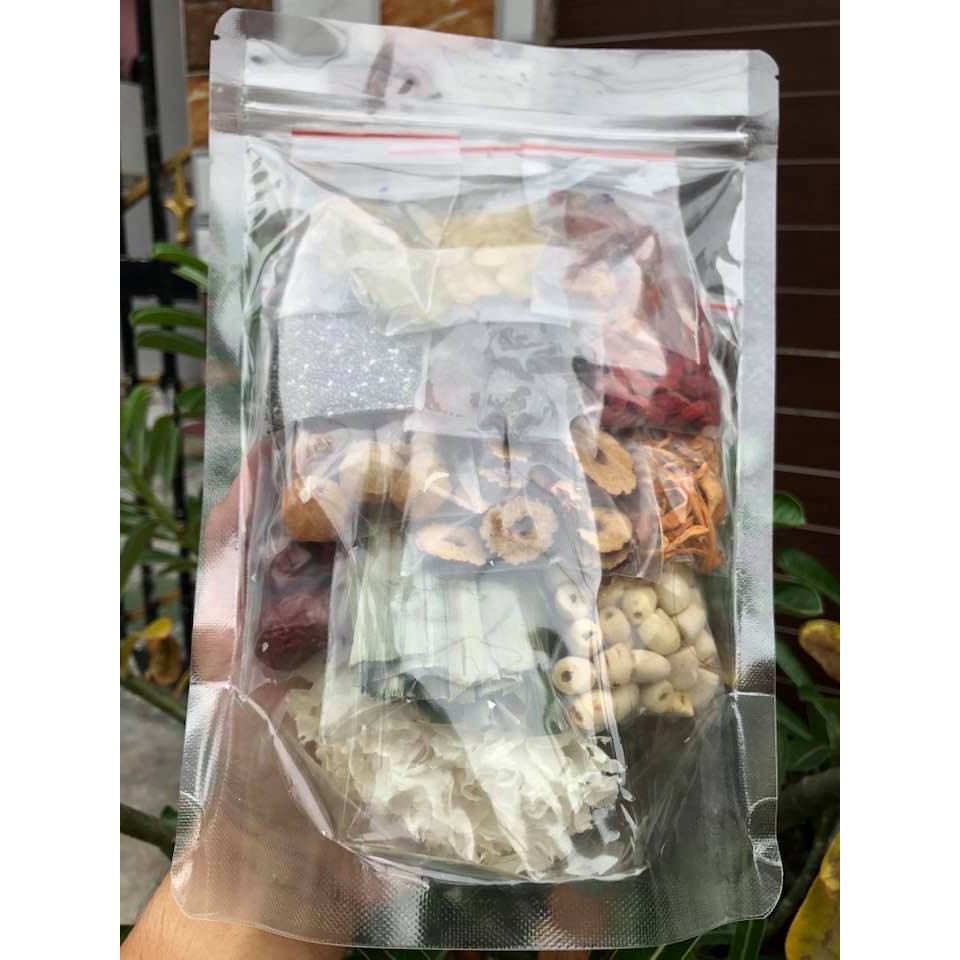 400Gram Set Chè Dưỡng Nhan Tuyết Yến Nhựa Đào 13 Vị (12-14 chai 330ml)