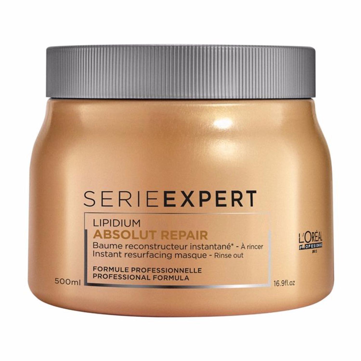 Dầu hấp phục hồi tóc hư tổn Absolut Repair Lipidium Loreal 500ml