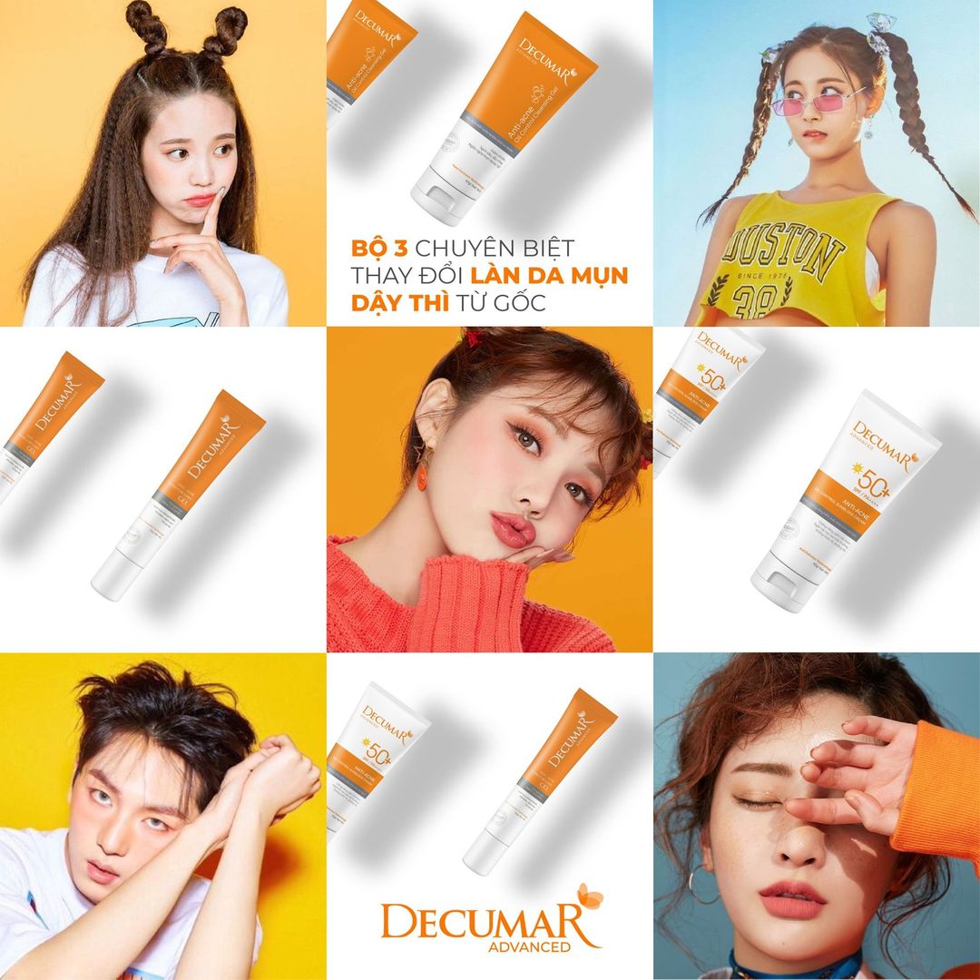 Combo Bộ sản phẩm Decumar Advanced 20gr và Sữa rửa mặt dạng Gel Decumar Clean Advanced 50gr hoàn toàn mới