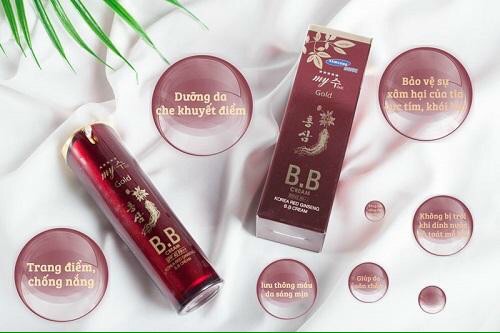 [HCM]Kem Nền BB Cream Hồng Sâm Đỏ My Gold vừa là kem dưỡng kem nền vừa là kem chống nắng công dụng 3 trong 1