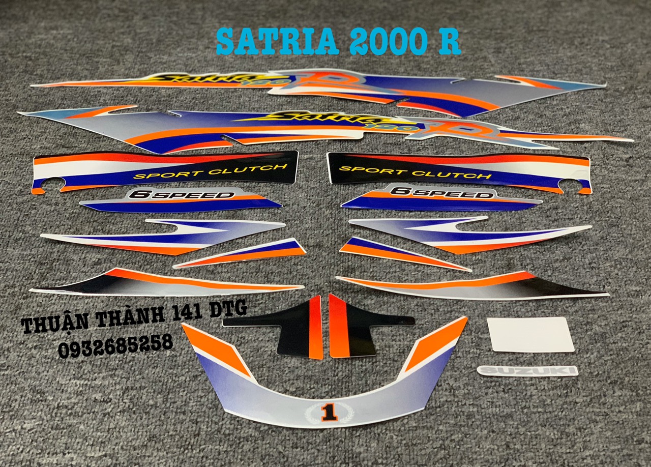TEM SATRIA 2000 - TEM R -  TEM 3 LỚP