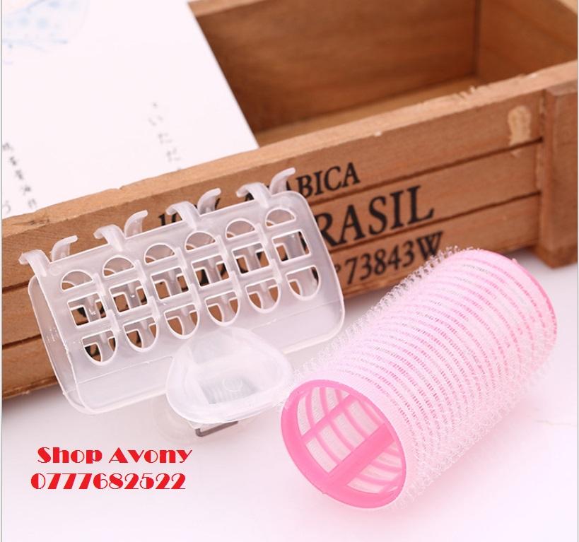 Combo 3 lô cuốn tóc gai dính có kẹp