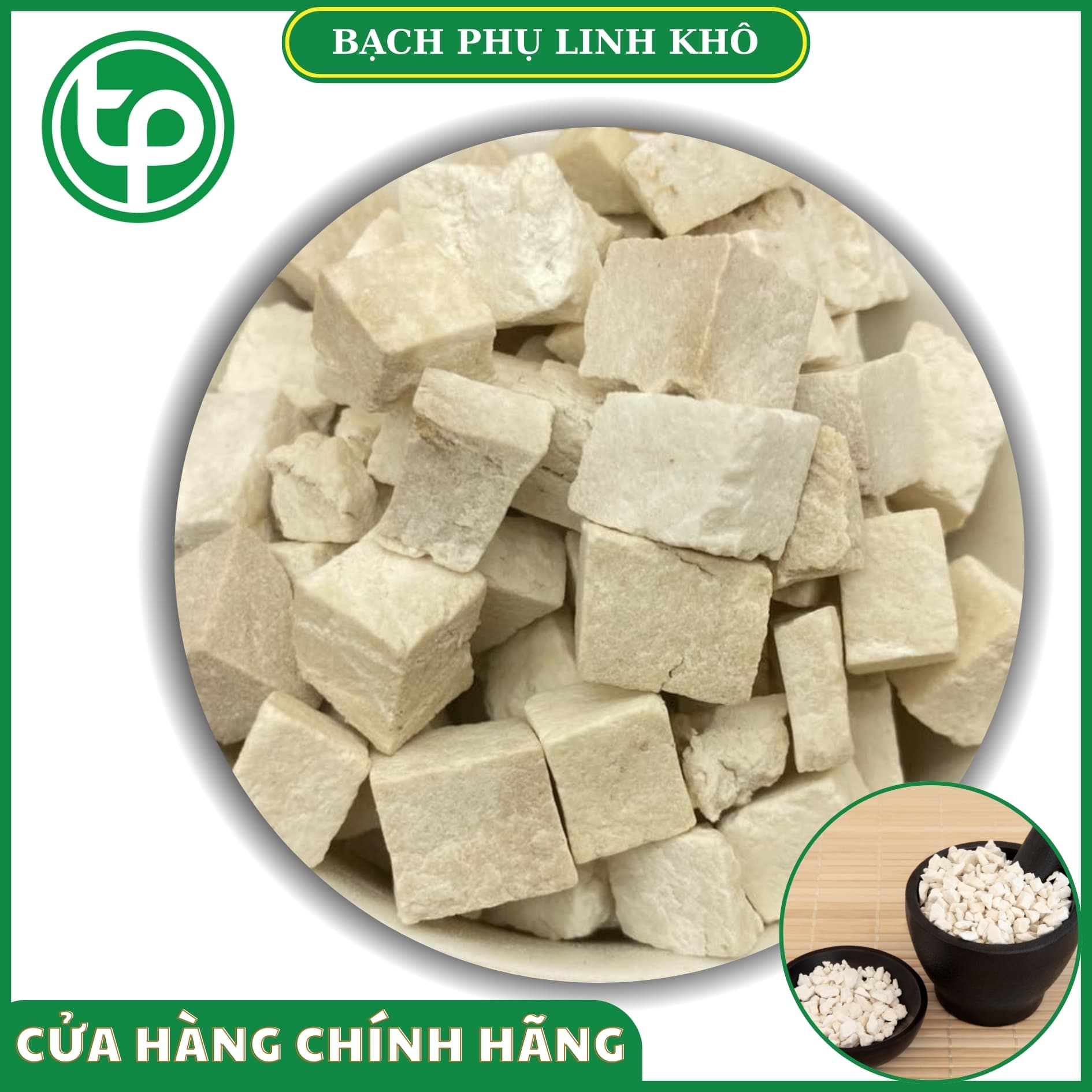 Bạch phục linh khô 500g - Thảo Dược Tấn Phát