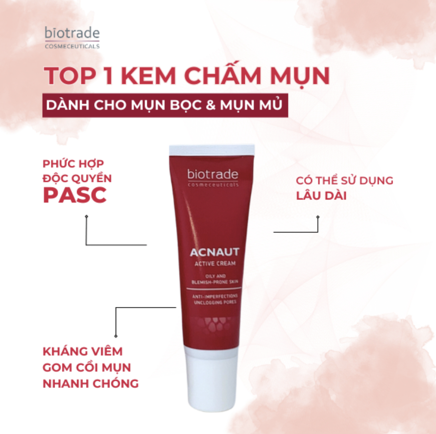 Kem bôi mụn Biotrade Acnaut Active Cream 15ml