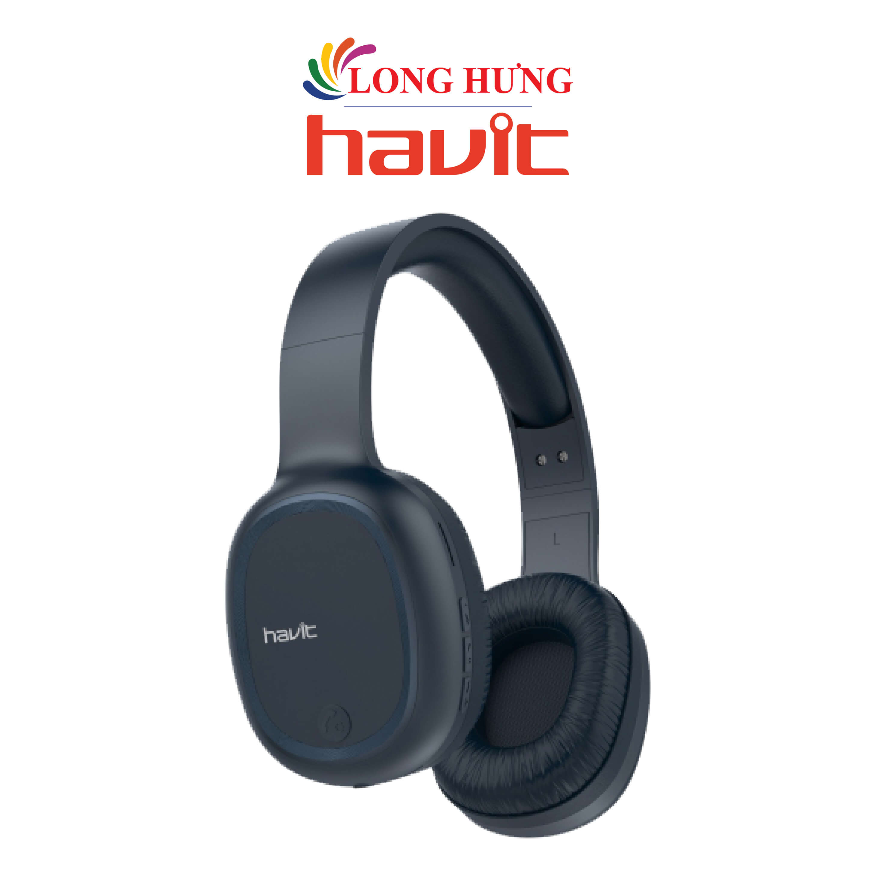 Tai nghe chụp tai Bluetooth Havit H2590BT Pro - Hàng chính hãng - Khả năng chống ồn hiệu quả, Bluetooth v5.1