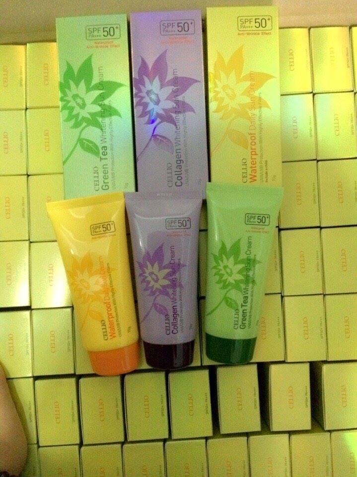 Kem Chống Nắng Cellio SPF 50+ PA+++