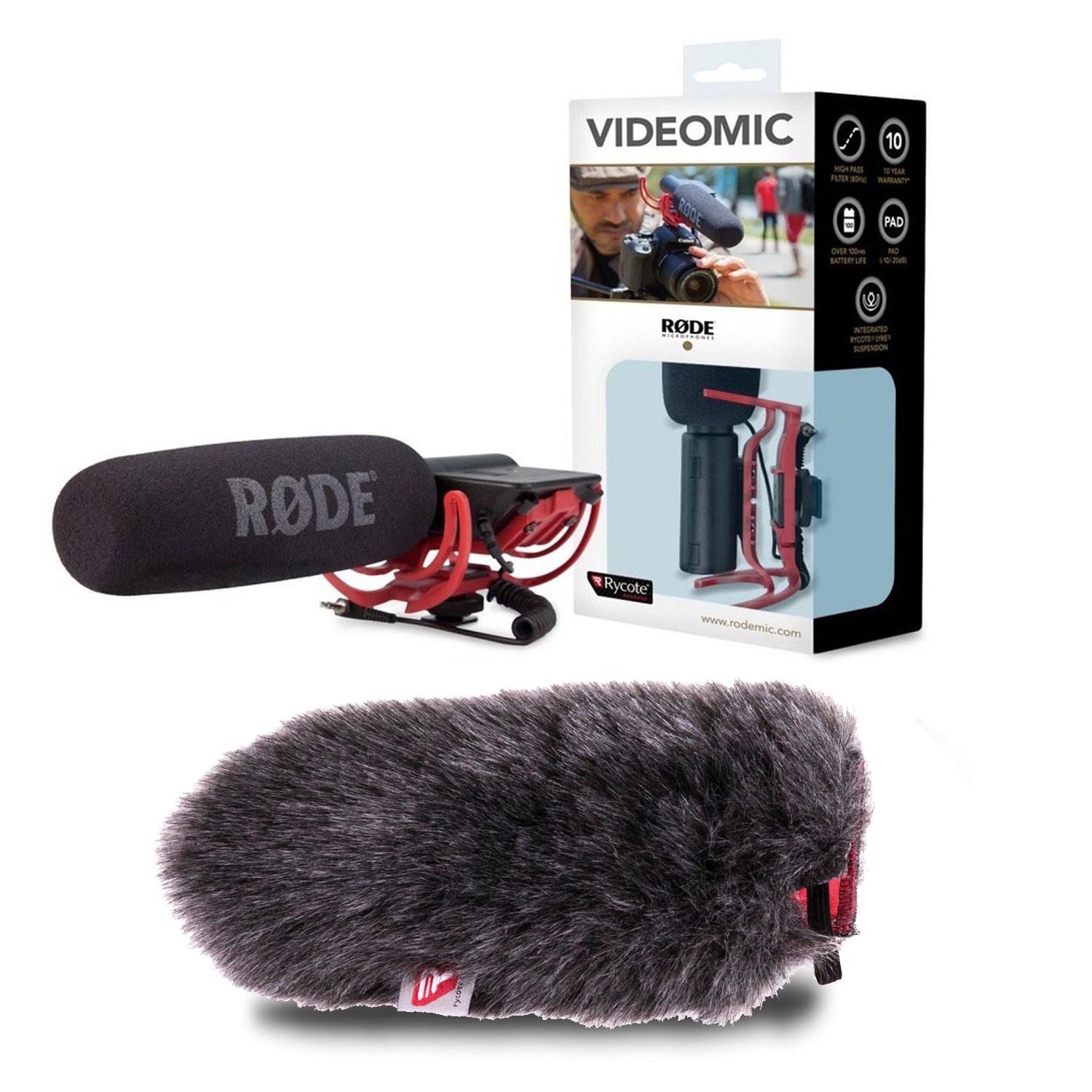 Micro Shotgun cho máy ảnh, máy quay Rode VIDEOMIC RYCOTE