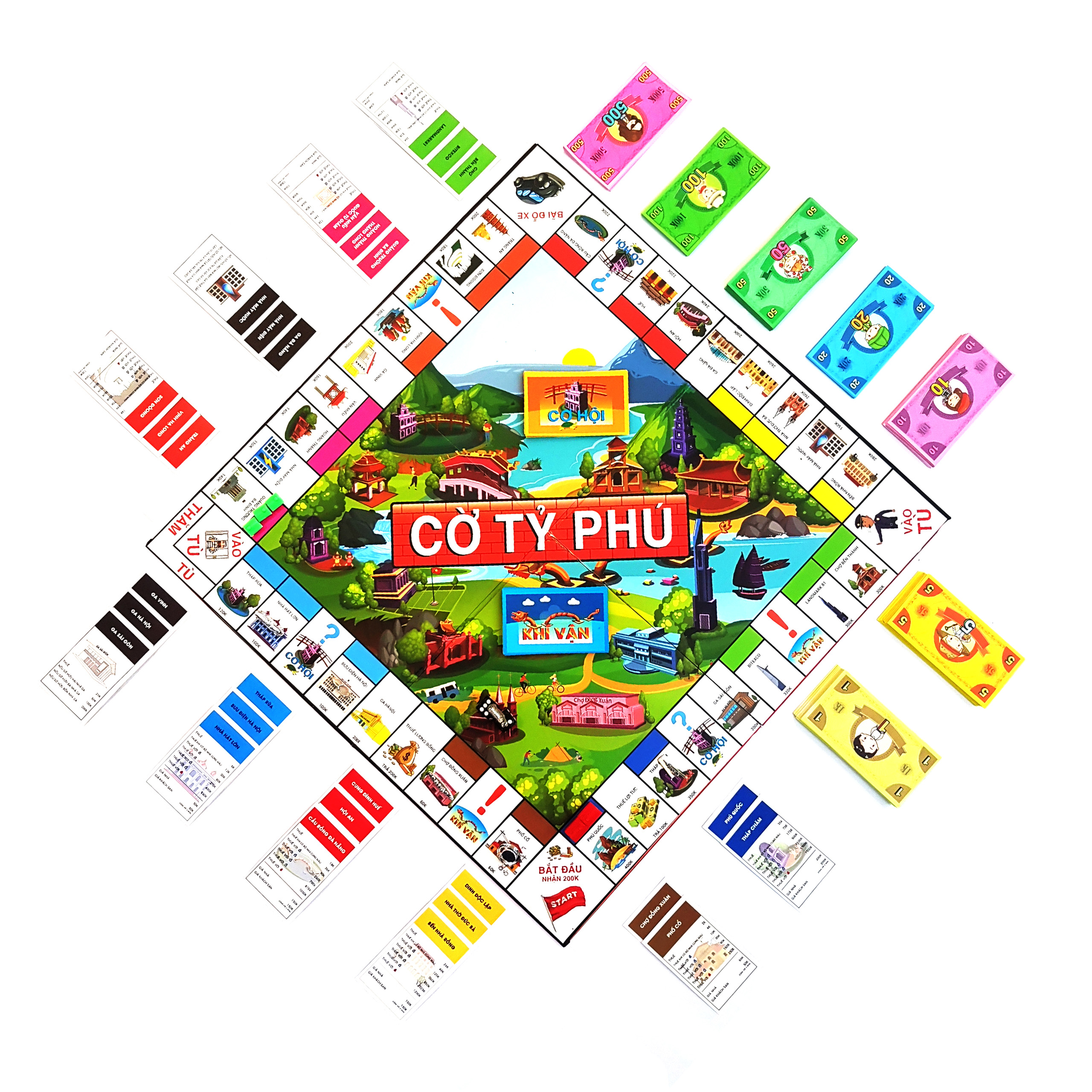 Cờ Tỷ Phú Việt Nam - Phiên bản cao cấp