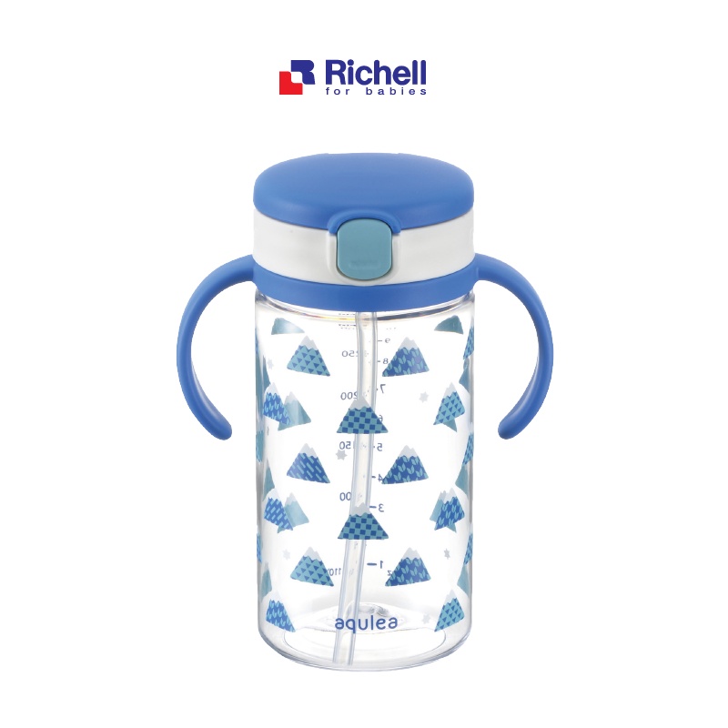 Bình ống hút richell aq phiên bản giới hạn 320ml | baby