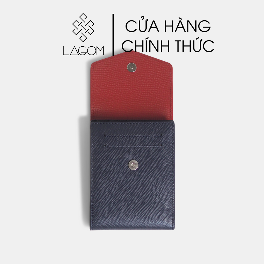 Ví da LAGOM mỏng gọn Flap Wallet