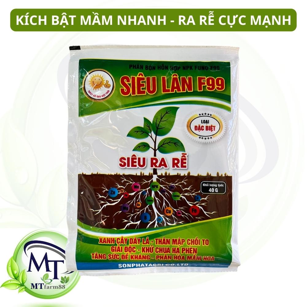 Siêu Lân 40gr - Loại đặc biệt - Siêu Ra Rễ - Kích bật mầm chồi nhanh - ra nhiều rễ - thân mập - Ủ mầm mạnh - kích ra nhiều hoa