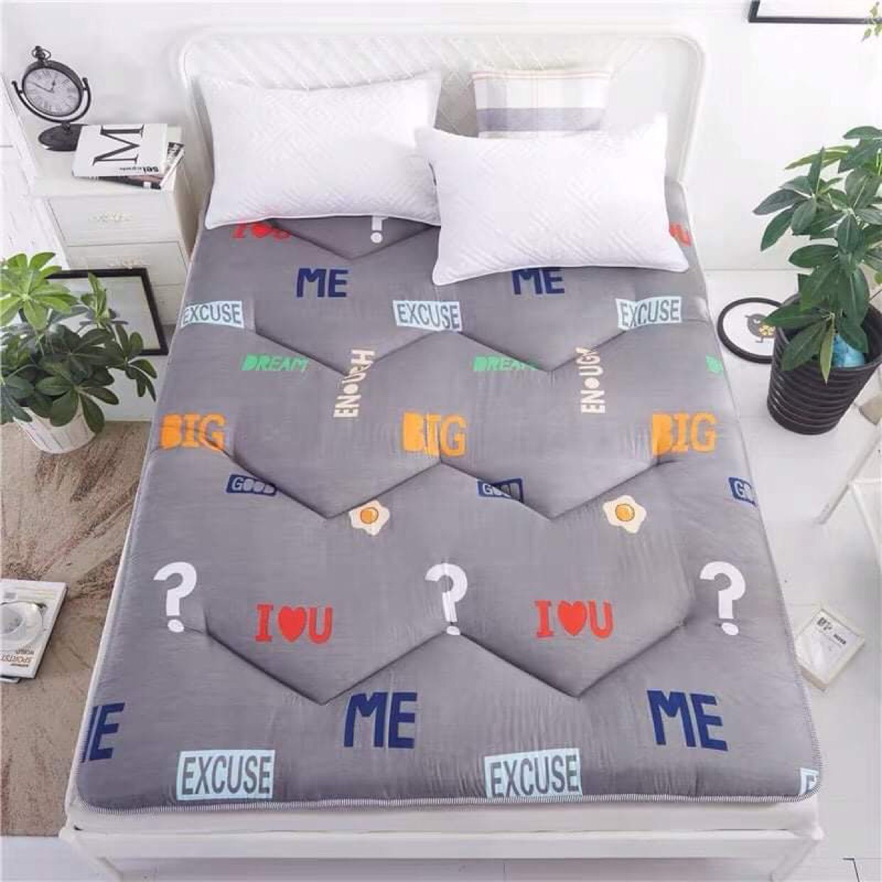 Nệm bông gấp gọn- Đệm bông Hàn Quốc