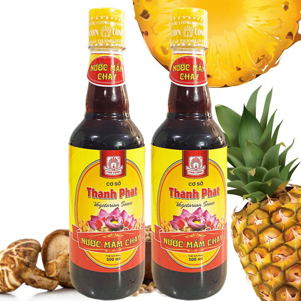 [ NƯỚC MẮM ĂN CHAY - ĐỪNG BỎ LỠ ] Combo 2 Chai/1 Chai (Mỗi chai 500ml) Nước mắm ăn Chay và nước tương Đông Cô Thành Phát - chế biến từ Rau Củ Quả (Date mới 12 tháng)-[ 12.12 Hot Deals ]