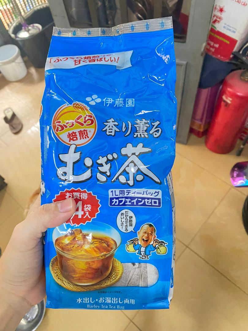 Trà Túi Lọc,Trà Lúa Mạch Mugi Ông Già Nhật 54 Gói/Bịch