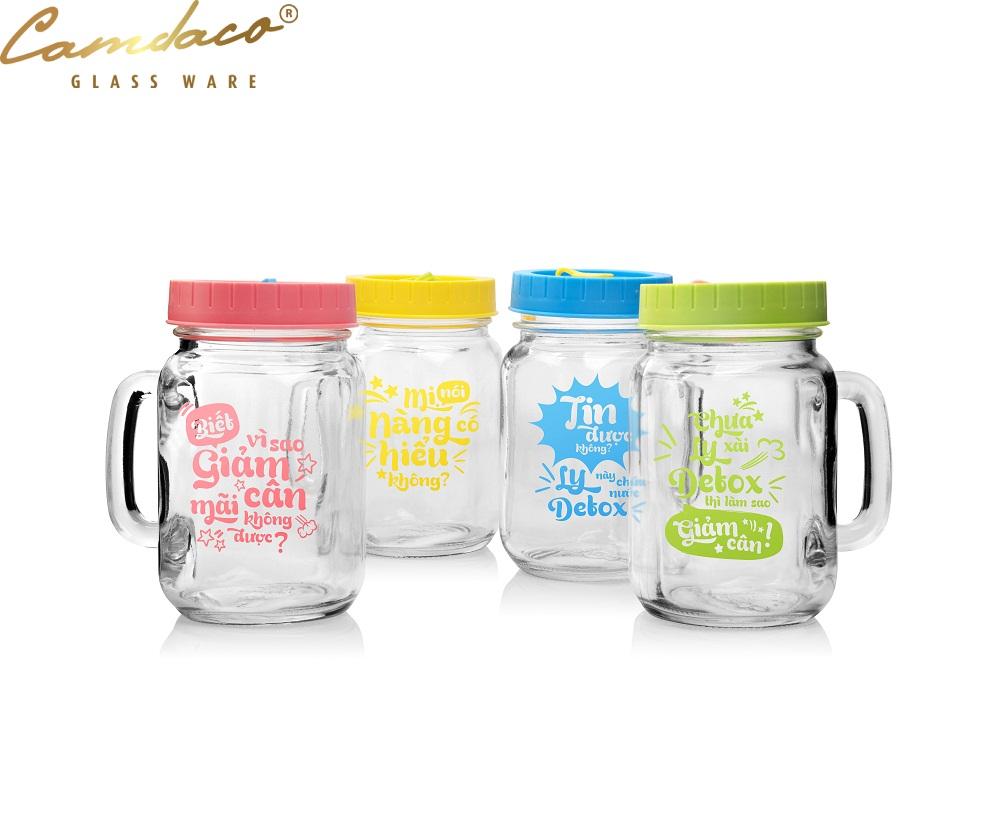 Ly Quai Thủy Tinh Detox Cẩm Đạt 450ML