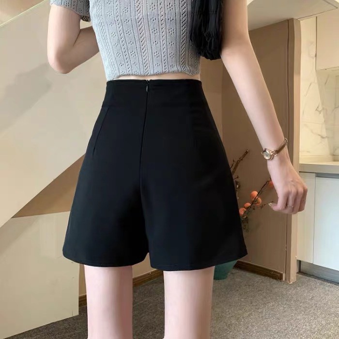 Quần váy vạt chéo phối 3 khuy - Mã 902