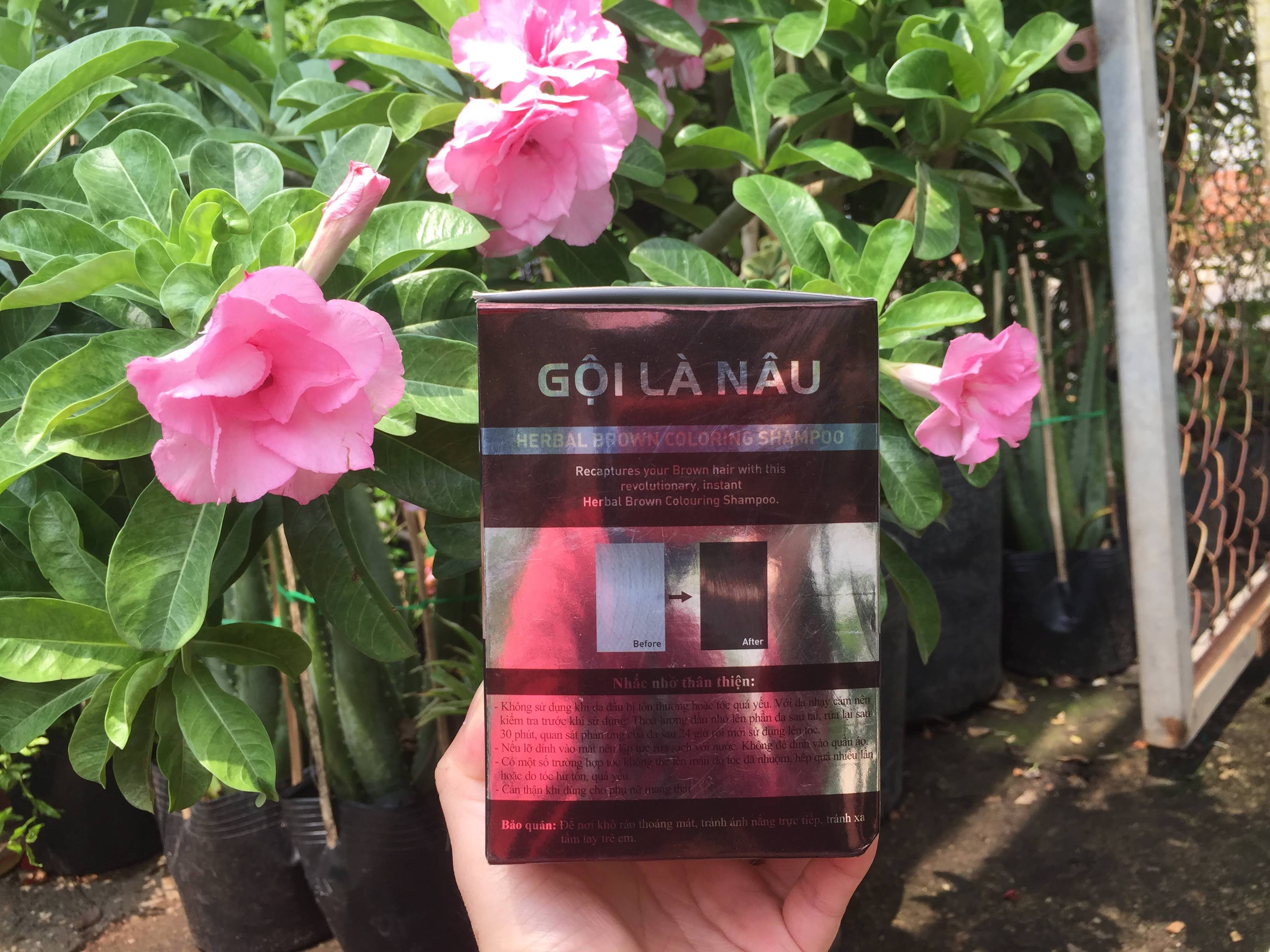 Combo 2 gói gội là nâu tóc Bạc Matrix 30 ml/ gói