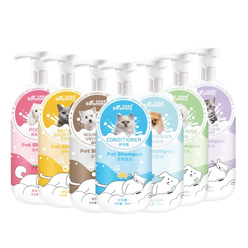 BORAMMY - Sữa Tắm Cho Chó Mèo 500ml