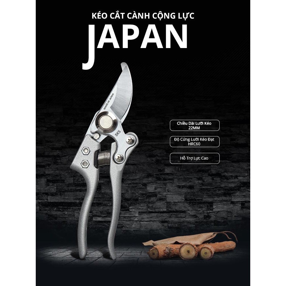 [HCM]Kéo cắt cành cây TOP hàng SK5 chuẩn Nhật