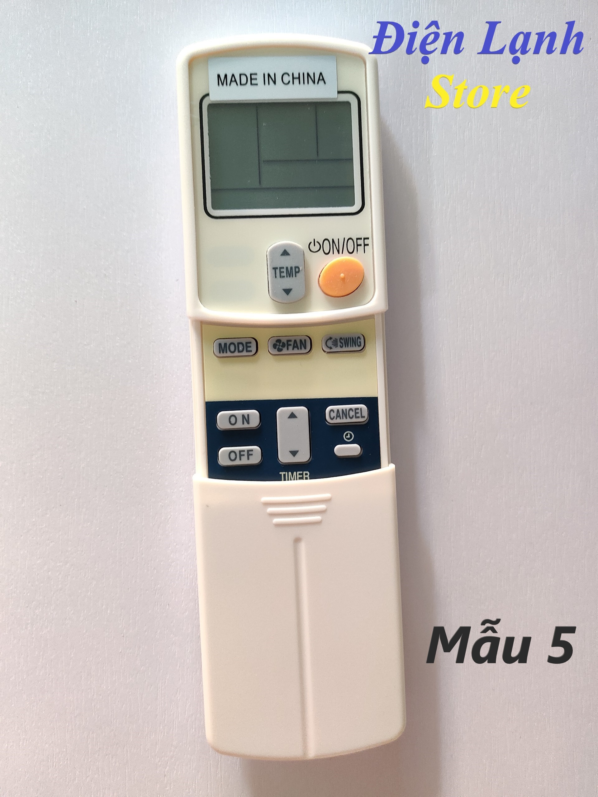 Remote máy lạnh Đai King các loại. (tặng kèm cặp pin).