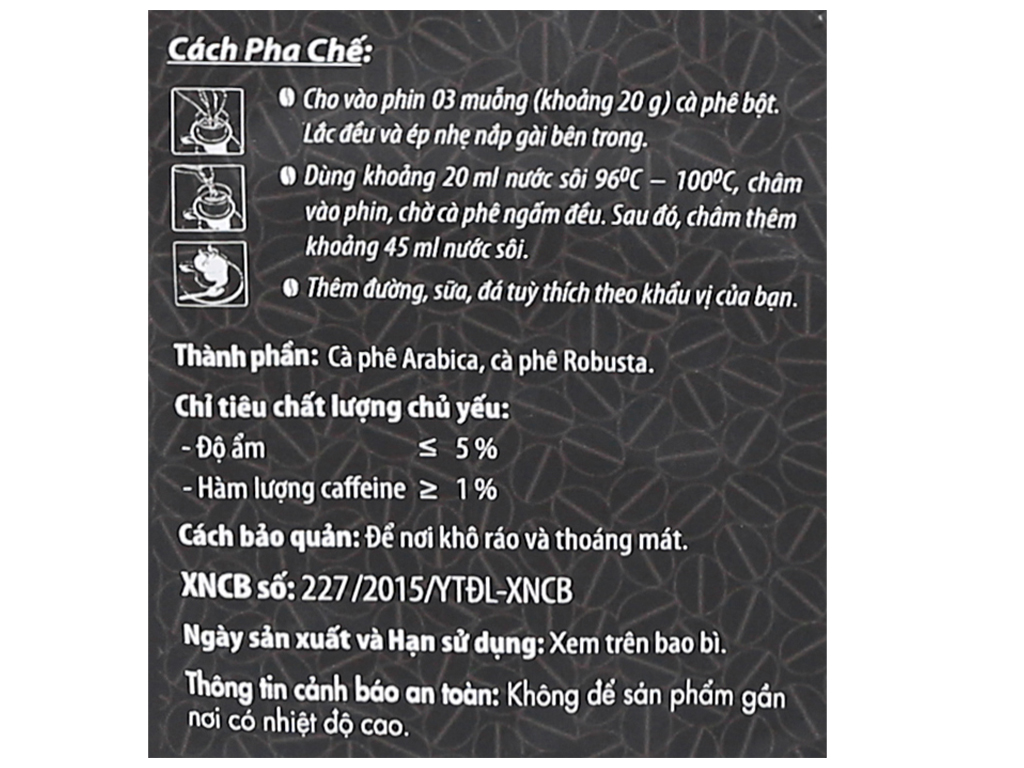 [HCM]Cà phê Trung Nguyên - Sáng Tạo 2