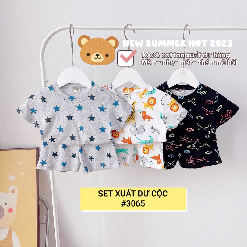 SET 3 BỘ CỘC TAY XUẤT DƯ BÉ TRAI