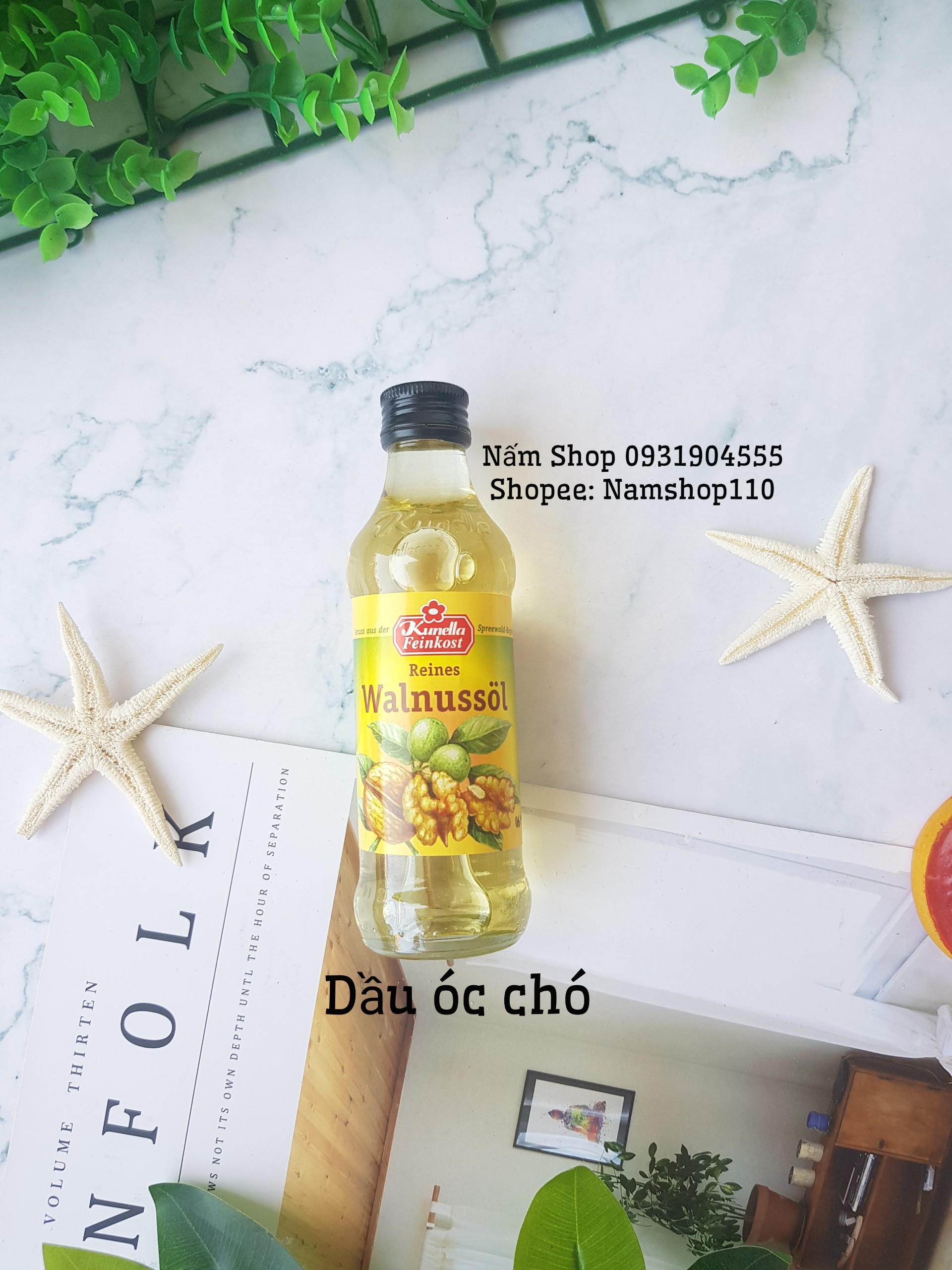 Dầu ăn dặm cho bé 6m - dầu mè - oliu- óc chó - dầu gấc- macca
