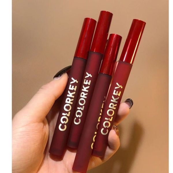 💐 Son kem lì handmade COLORKEY ĐỎ SANG CHẢNH lipstick lâu trôi mềm mịn căng bóng dưỡng môi son môi nội địa chính hãng sỉ rẻ WE STORE VN 💐 giá rẻ