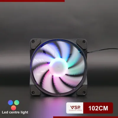 [HCM]Fan case 120mm Led trung tâm VSP102CM - Bảo Hành 3 Tháng
