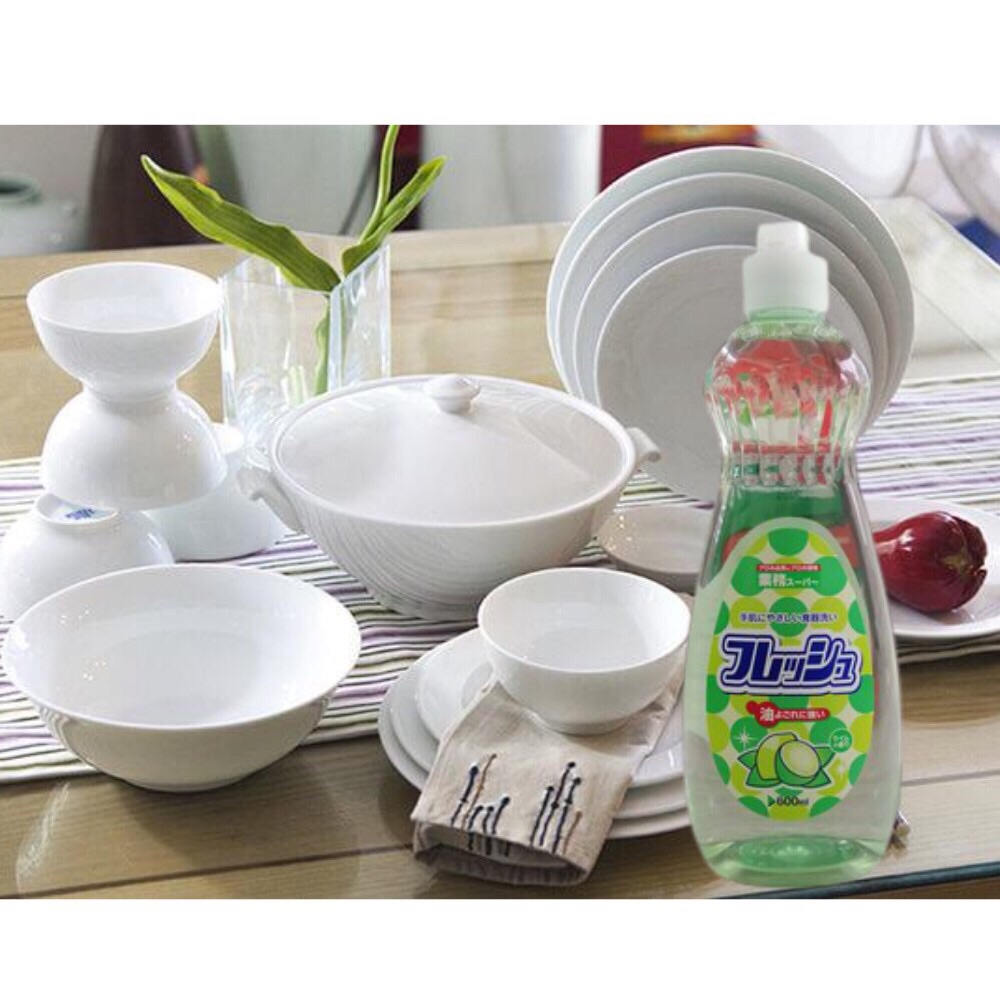 NƯỚC RỬA CHÉN BÁT ROCKET NHẬT BẢN ( 600ML - NHIỀU MÙI HƯƠNG) - HÀNG NỘI ĐỊA NHẬT