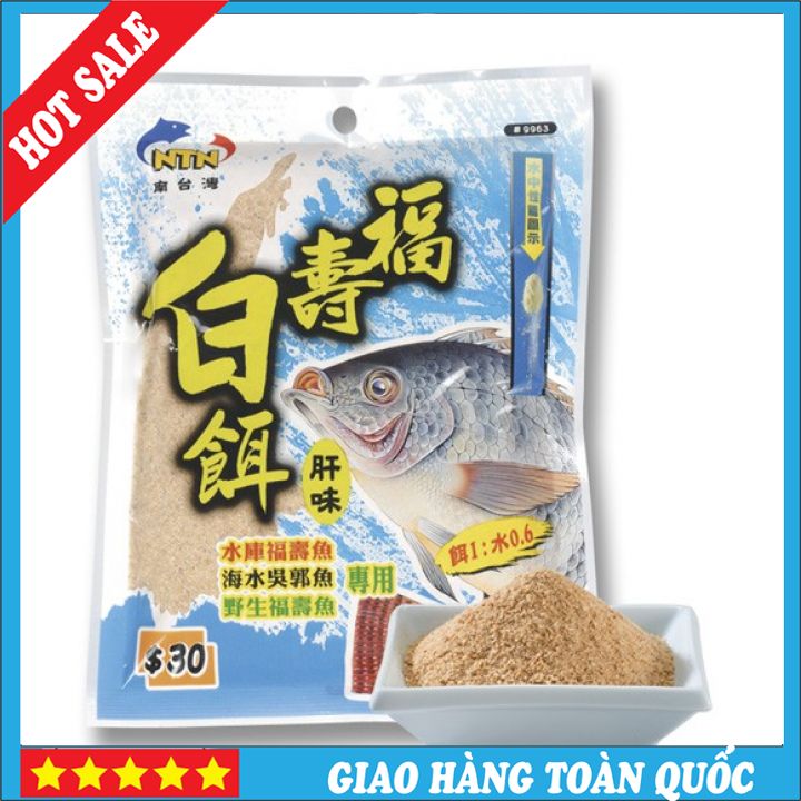 Mồi câu cá ntn rô phi trắng 135gr