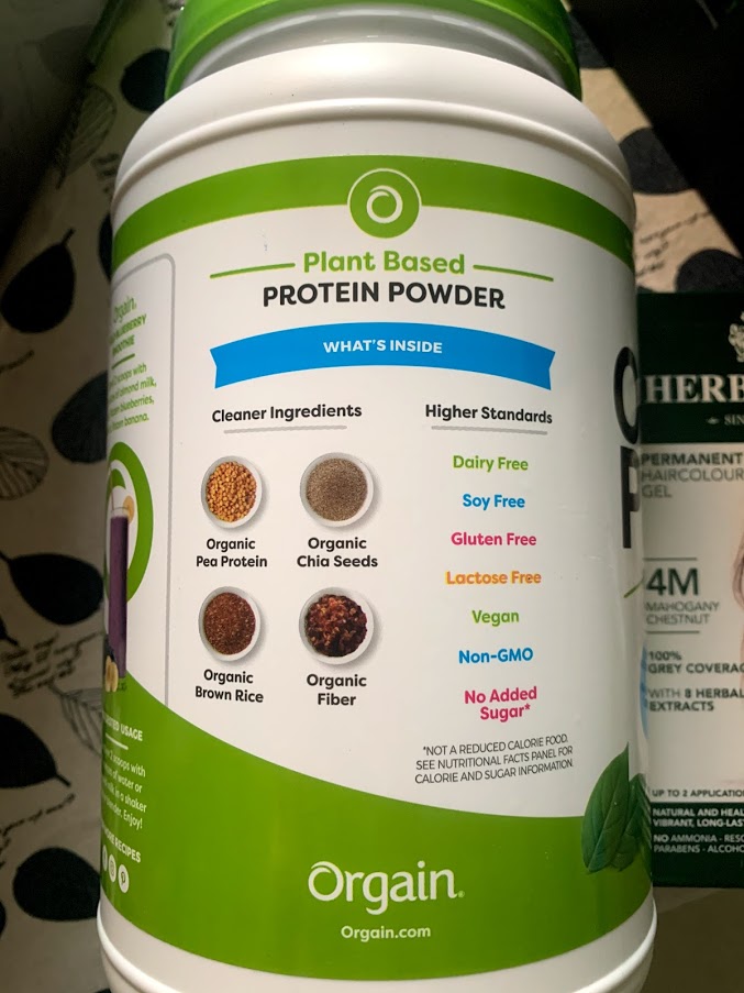 [MẪU MỚI, MÙI MỚI THEO MÙA] BỘT ĐẠM THỰC VẬT HỮU CƠ ORGAIN ORGANIC PROTEIN 462GR