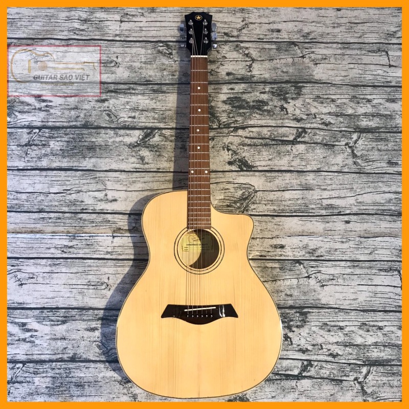 Đàn Guitar Acoustic ET-75SV có ty chỉnh cong cần âm sắc rõ ràng trọng lượng nhẹ độ bền cao và dễ sử dụng