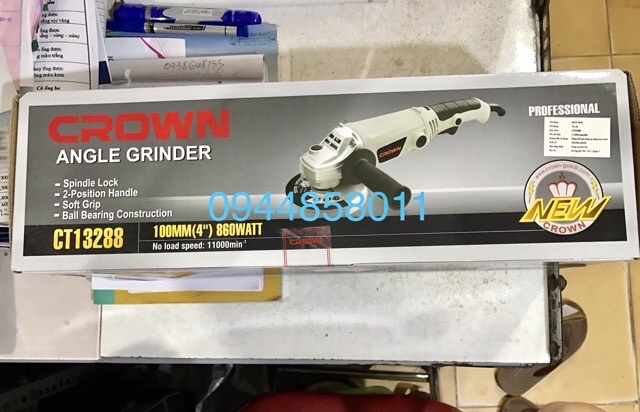 [ Hàng chính hãng] Máy mài Crown CT13288 (100mm)
