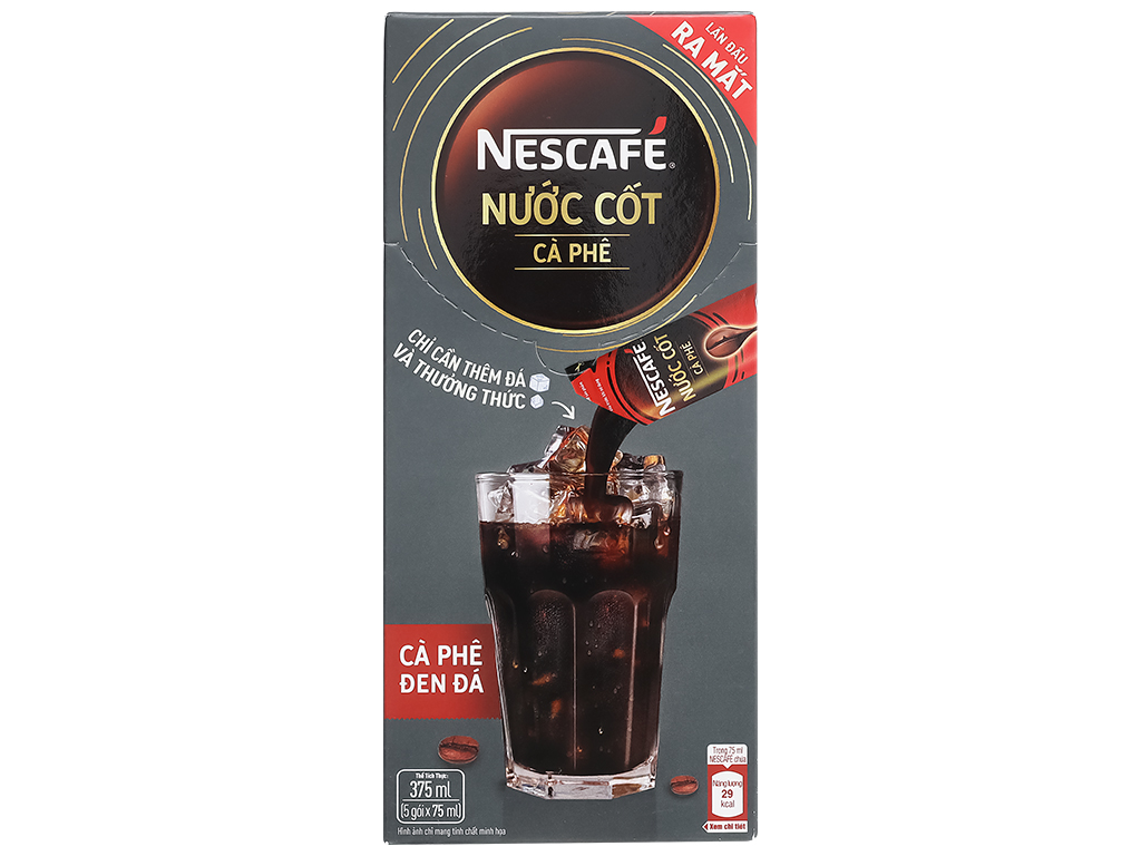 Nescafe nước cốt đen đá T10/2025