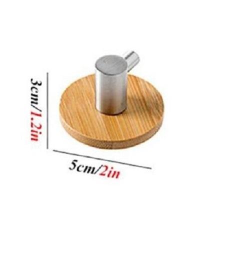 [Hcm]Super Sturdy Wooden Wall Hooks, Combo of 4 Hooks