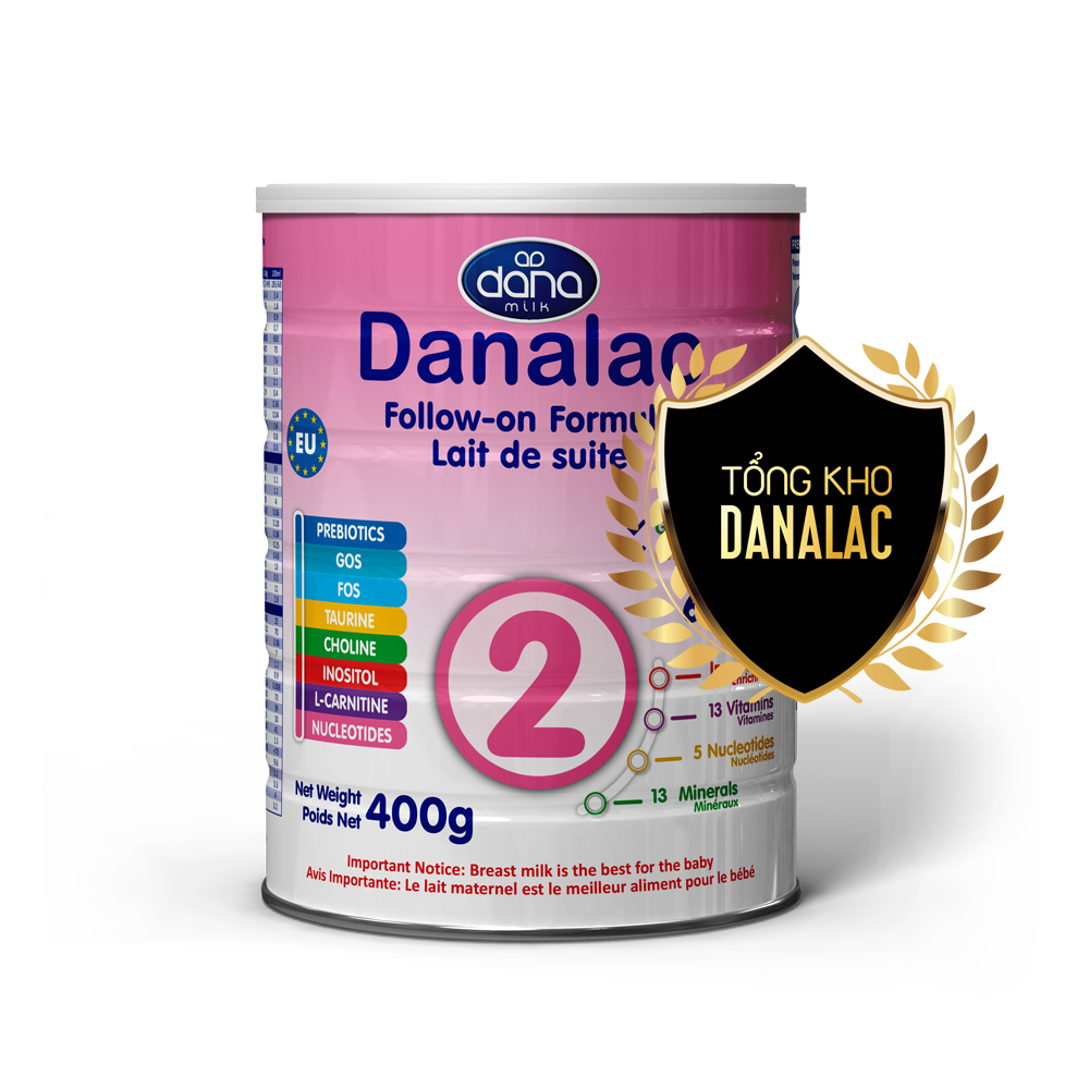 Sữa Danalac Formula dành cho trẻ từ 6 - 12 tháng 400g DF02400